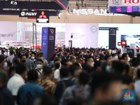 Pameran Mobil GIIAS Membeludak Pengunjung, Ini Penampakannya