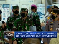 Jokowi Tolak Usul Luhut Soal Perwira TNI/Polri di Kementerian