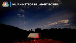 Penampakan Hujan Meteor di Langit Bosnia