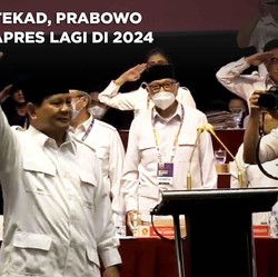 Kuatkan Tekad, Prabowo Bakal Nyapres Lagi di 2024
