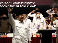 Kuatkan Tekad, Prabowo Bakal Nyapres Lagi di 2024