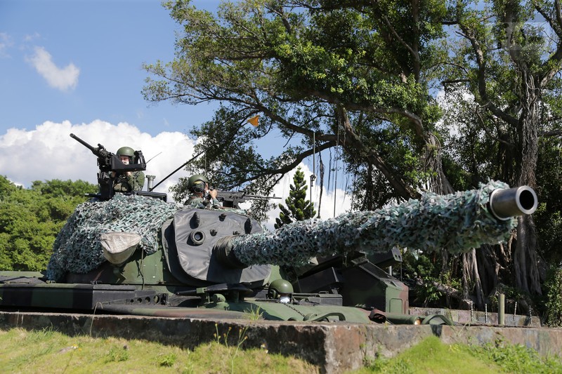 Militer Taiwan mengadakan latihan tempur. (REUTERS/TAIWAN MILITARY NEWS AGENCY) Militer Taiwan mengadakan latihan tempur. (REUTERS/TAIWAN MILITARY NEWS AGENCY)