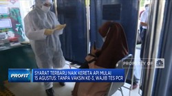 Hari Ini Naik Kereta Api Belum Vaksin ke-3, Wajib Tes PCR