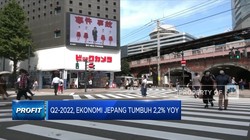 Q2-2022, Ekonomi Jepang Tumbuh 2,2% YoY