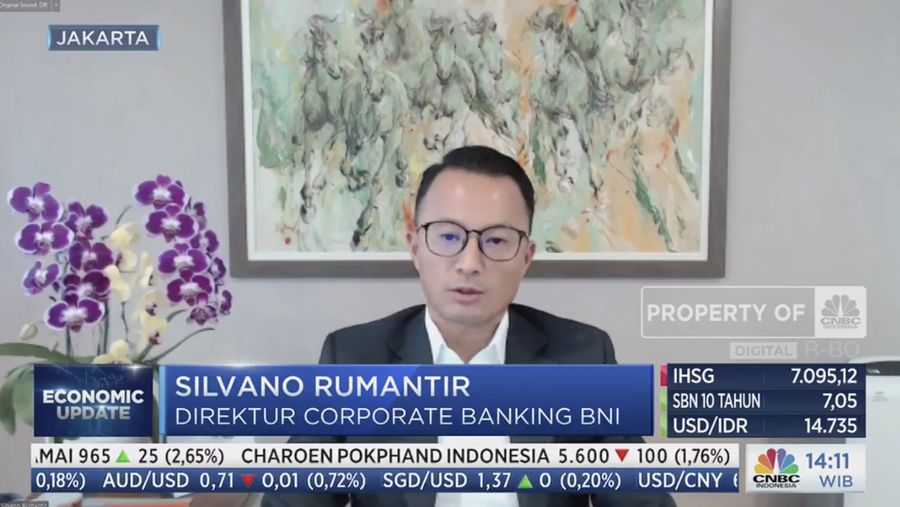 Direktur Corporate Banking BNI Silvano Rumantir