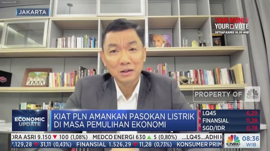 Direktur Utama PLN Darmawan Prasodjo