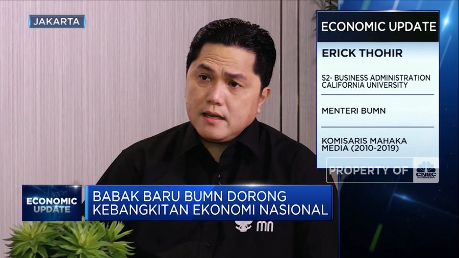 Erick Thohir Buka-bukaan Kontribusi Hingga Bersih-bersih BUMN (CNBC Indonesia TV)
