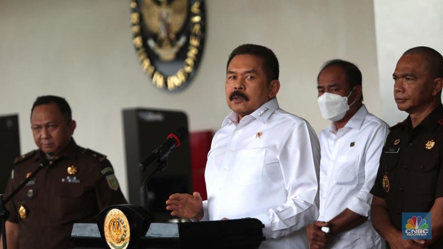 Jaksa Agung ST Burhanuddin (CNBC Indonesia/ Muhammad Sabki)
