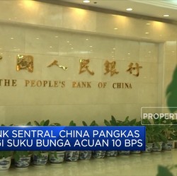 Lagi, PBOC Pangkas Suku Bunga Acuan 10 Bps