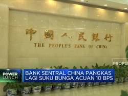 Lagi, PBOC Pangkas Suku Bunga Acuan 10 Bps