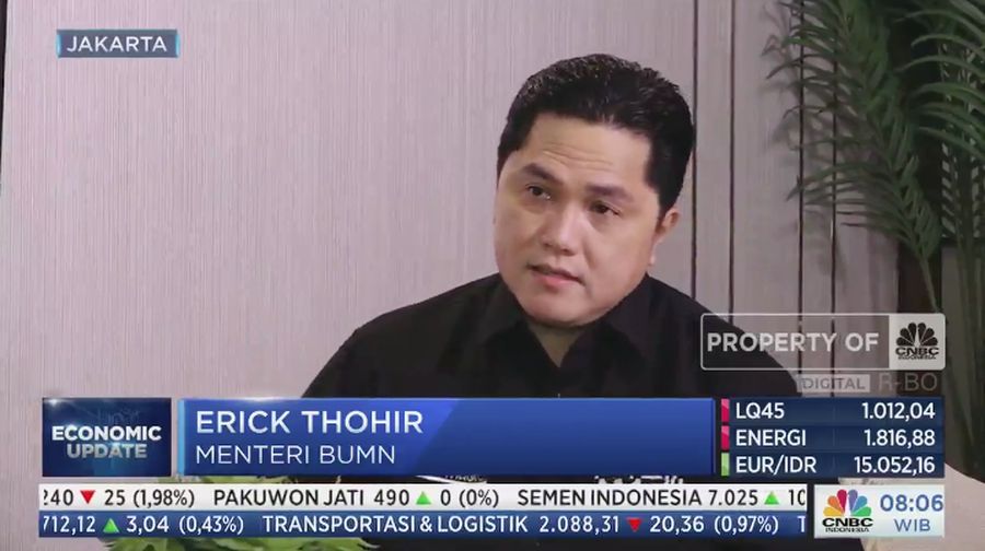 Menteri BUMN Erick Thohir