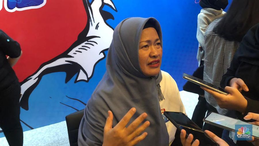Pemilik Rendang Uni Tutie. (CNBC Indonesia/ Linda Hasibuan)