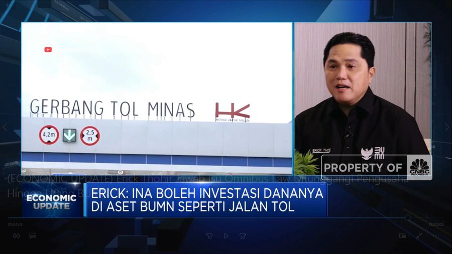 Soal Utang BUMN Karya, Erick Thohir: Lihat Juga Kontribusinya!(CNBC Indonesia TV)