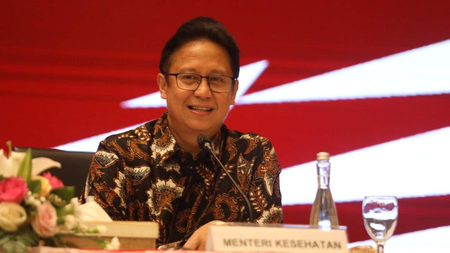 Menteri Kesehatan Budi Gunadi Sadikin memberi keterangan pers Nota Keuangan dan Rancangan Anggaran Pendapatan dan Belanja Negara (RAPBN) 2023 di Aula Chakti Budhi Bhakti (CBB), Kantor Pusat Direktorat Jenderal Pajak, Jakarta, Selasa, (16/8/2022). (CNBC Indonesia/ Muhammad Sabki)