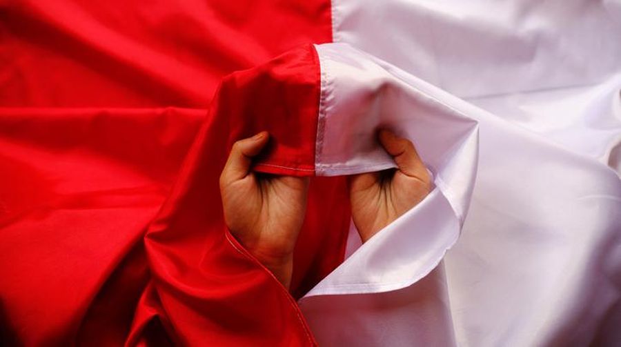 Indonesia Flag Red and White. Indonesian Independence Day, 17 August