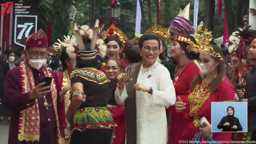 Upacara Peringatan Detik-Detik Proklamasi Kemerdekaan RI, 17 Agustus 2022. (Tangkapan Layar Youtube)