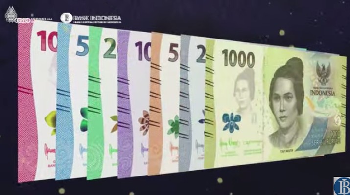Peluncuran Uang Rupiah Kertas Tahun Emisi 2022, Kamis (18/8/2022). (Tangkapan Layar Youtube BI) Peluncuran Uang Rupiah Kertas Tahun Emisi 2022, Kamis (18/8/2022). (Tangkapan Layar Youtube BI)