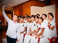 Senyum Semringah Timnas U-16 Dapat Bonus dari Jokowi