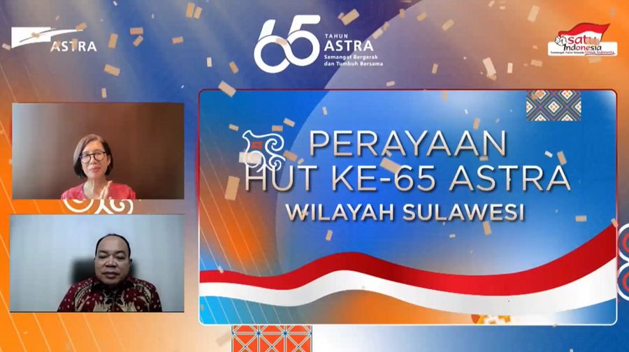 Tangkapan Layar Perayaan Hut ke-65 Astra