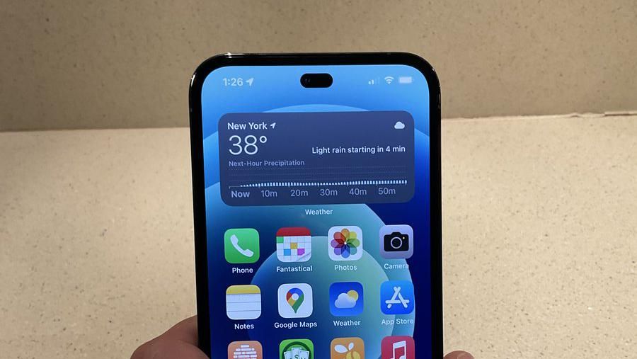 Visualisasi kamera depan di iPhone terbaru