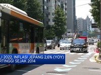 Juli 2022, Inflasi Jepang 2,6% (Yoy) Tertinggi Sejak 2014