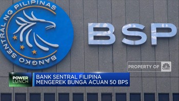 Lagi, Bank Sentral Filipina Kerek Suku Bunga Acuan 50 Bps