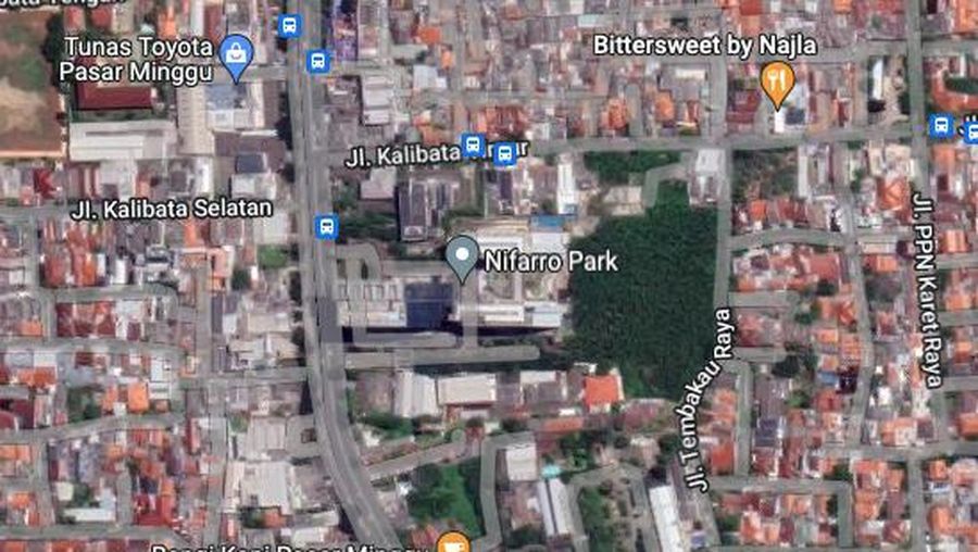 Lahan Kosong di Jakarta (Tangkapan layar via Google Maps)