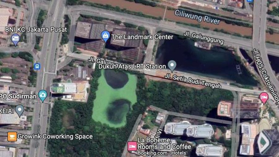 Lahan Kosong di Jakarta (Tangkapan layar via Google Maps)