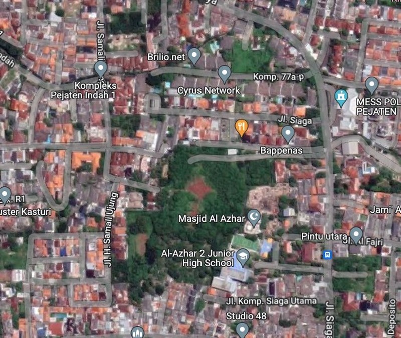 Lahan Kosong di Jakarta Lahan Kosong di Jakarta (Tangkapan layar via Google Maps)
