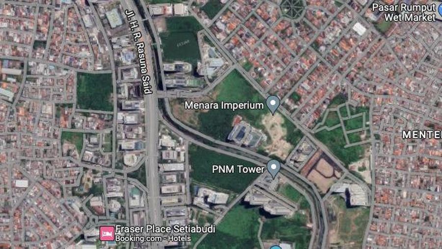 Lahan Kosong di Jakarta (Tangkapan layar via Google Maps)