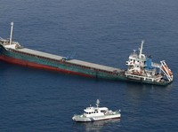 Insiden Kapal Tanker Jepang Tabrak Kapal Kargo China