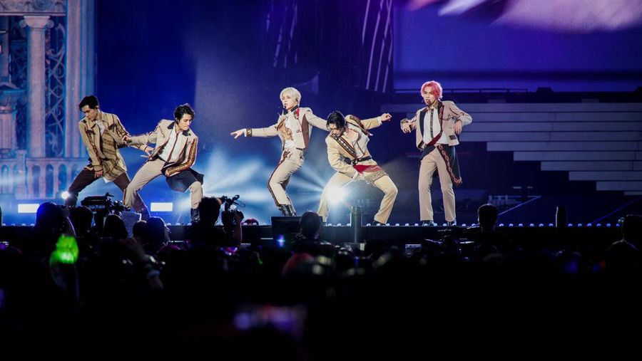 K-pop boy group NCT Dream performs during concert 