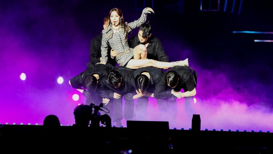 K-pop boy group NCT Dream performs during concert 