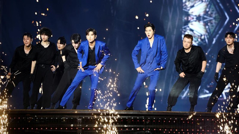 K-pop boy group NCT Dream performs during concert 