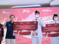 68 Paskibraka & 1.800 Anak Pelaku UMKM Dapat Beasiswa BRI