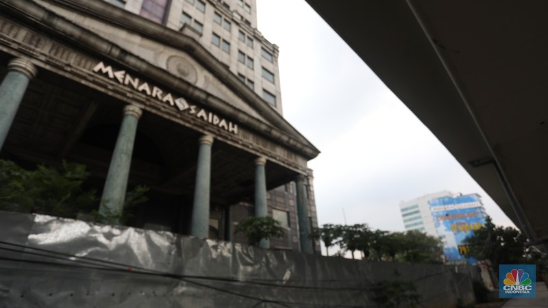 Gedung Kosong Menara Saidah. (CNBC Indonesia/Andrean Kristianto)