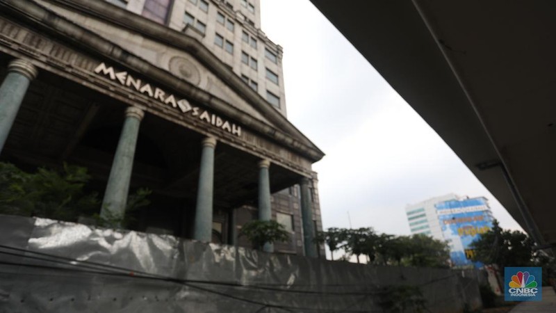 Gedung Kosong Menara Saidah. (CNBC Indonesia/Andrean Kristianto)