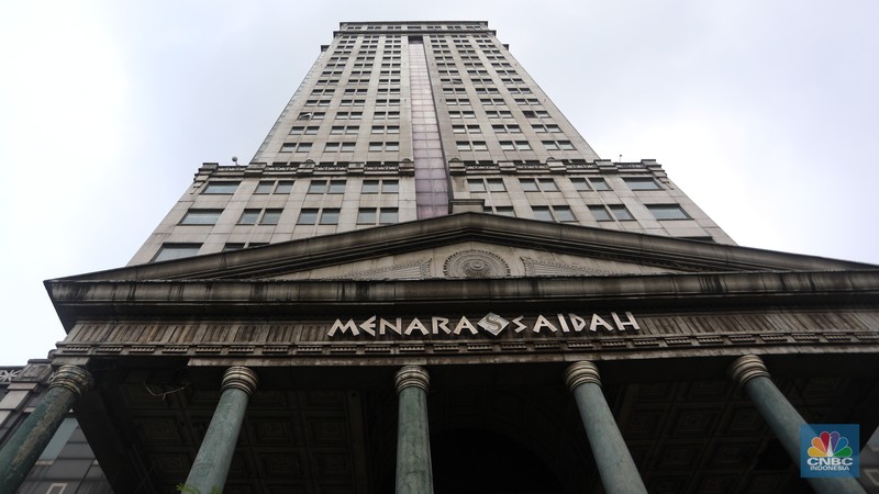 Gedung Kosong Menara Saidah. (CNBC Indonesia/Andrean Kristianto)