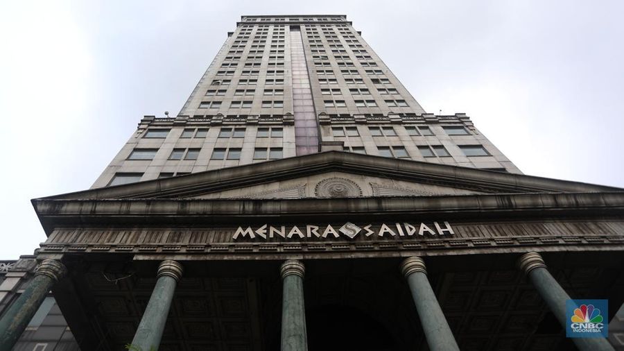 Gedung Kosong Menara Saidah. (CNBC Indonesia/Andrean Kristianto)