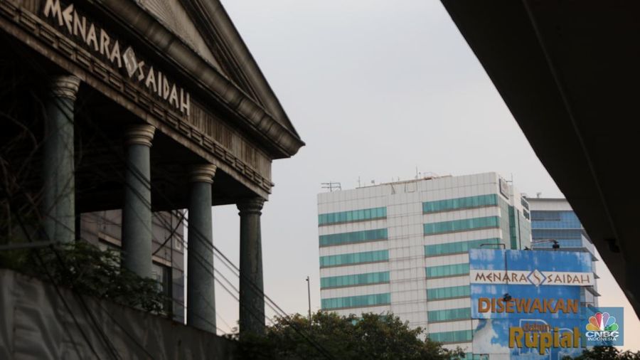 Gedung Kosong Menara Saidah. (CNBC Indonesia/Andrean Kristianto)