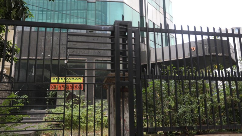 Gedung Kosong Menara Saidah. (CNBC Indonesia/Andrean Kristianto)