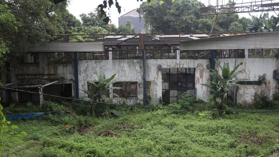 Gedung Perkantoran yang Tak Terawat di MT Haryono (CNBC Indonesia/Andrean Kristianto)