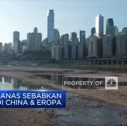 Gelombang Panas Sebabkan Sungai di China & Eropa Kekeringan