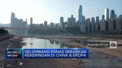 Gelombang Panas Sebabkan Sungai di China & Eropa Kekeringan