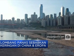 Gelombang Panas Sebabkan Sungai di China & Eropa Kekeringan