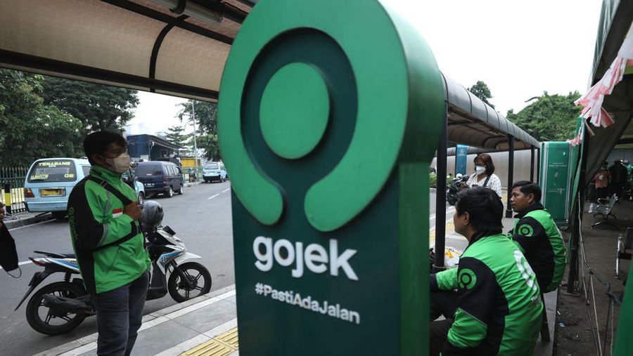 Ilustrasi aturan baru tarif ojek online. (CNBC Indonesia/Tri Susilo)