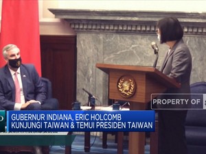 Ikut Jejak Pelosi, Gubernur Indiana Sambangi Taiwan