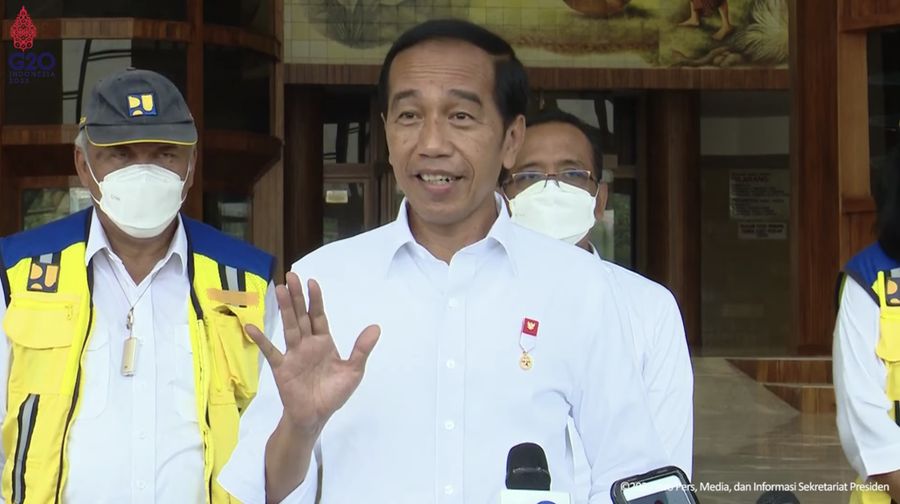 Keterangan Pers Presiden Joko Widodo, Jakarta Timur, 23 Agustus 2022. (Tangkapan Layar Youtube)