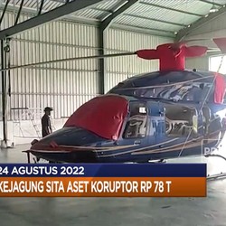 Kejagung Sita Aset Heli, Hingga Inflasi Singapura Cetak Rekor