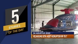Kejagung Sita Aset Heli, Hingga Inflasi Singapura Cetak Rekor